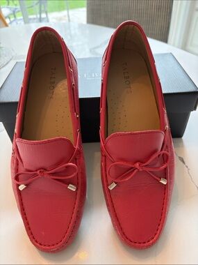 Talbots Leather Bright Apple Taylor Loafer